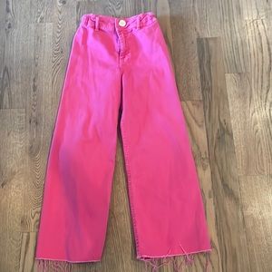 Hot pink Zara jeans